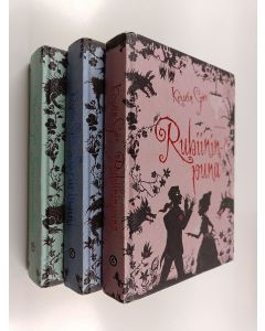 Kirjailijan Kerstin Gier käytetty kirja Rakkaus ei katso aikaa 1-3 : Rubiininpuna ; Safiirinsini ; Smaragdinvihreä