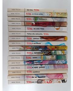 Kirjailijan Anni Polva käytetty kirja Tiina -setti (16 kirjaa)