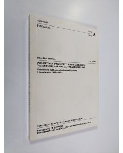 Kirjailijan Ritva-Liisa Rantonen käytetty kirja Poliittinen pakinointi Urho Kekkosen vaikutuskanavana ja varaventtiilinä : presidentti Kekkosen nimimerkkikirjoittelu Liimataisena 1966-1975