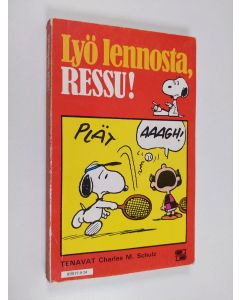 Kirjailijan Charles M. Schulz käytetty kirja Lyö lennosta, Ressu