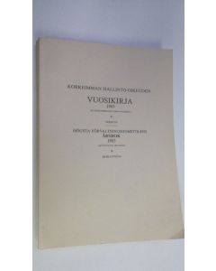 käytetty kirja Korkeimman hallinto-oikeuden vuosikirja 1983 B, Verotus
