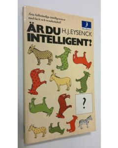 Kirjailijan H. J. Eysenck käytetty kirja Är du intelligent?