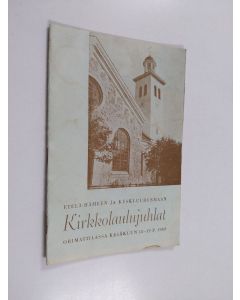 käytetty teos Etelä-Hämeen ja Keski-Uudenmaan kirkkolaulujuhlat Orimattilassa kesäkuun 18-19 P. 1949