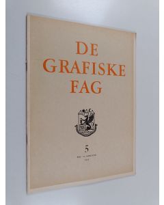 käytetty kirja De grafiske Fag 5/1946