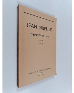Kirjailijan Jean Sibelius käytetty kirja Symphony No. 4 in a Minor, Op. 63