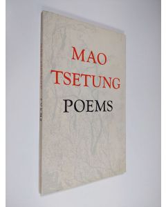 Kirjailijan Mao Tsetung käytetty kirja Poems