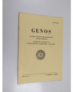 käytetty teos Genos nro 1 1979 : Suomen sukututkimusseura