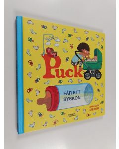 Kirjailijan Anna-Karin Garhamn käytetty kirja Puck får ett syskon