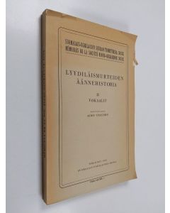 Kirjailijan Aimo Turunen käytetty kirja Lyydiläismurteiden äännehistoria, 2 - Vokaalit