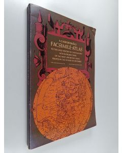 Kirjailijan Adolf Erik Nordenskiöld käytetty kirja Facsimile-Atlas to the Early History of Cartography With Reproductions of the Most Important Maps Printed in the XV and XVI Centuries