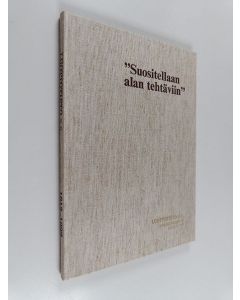 Kirjailijan Esko Åsvik käytetty kirja Suositellaan alan tehtäviin : Luottotieto r.y. - Creditinformation 75 vuotta 1912-1987