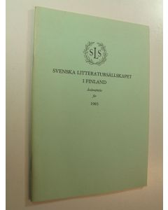 käytetty teos Svenska litteratursällskapet i Finland, Årsberättelse för 1983