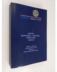 käytetty kirja Rotary matrikkeli-matrikel-directory 2005-06