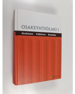 Kirjailijan Manne Airaksinen käytetty kirja Osakeyhtiölaki I
