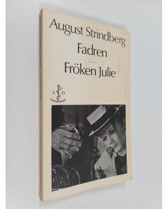 Kirjailijan August Strindberg käytetty kirja Fadren - Fröken Julie