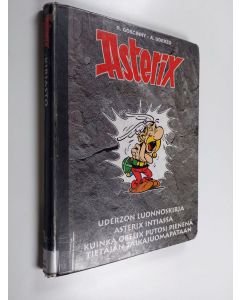 Kirjailijan Goscinny käytetty kirja Uderzon luonnoskirja ; Asterix Intiassa ; Kuinka Obelix putosi pienenä tietäjän taikajuomapataan