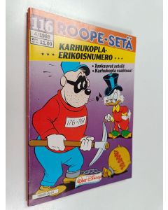 Kirjailijan Walt Disney käytetty kirja Roope-setä 4/1989