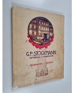 käytetty kirja G.F. Stockmann aktiebolag : Katalog: A no 2 : hinnasto: A no. 2 = G.F.Stockmann osakeyhtiö