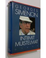 Kirjailijan Georges Simenon käytetty kirja Intiimit muistelmat