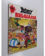 Kirjailijan Rene Goscinny käytetty kirja Asterix Belgiassa