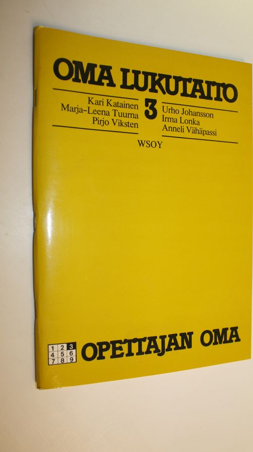 Kari Katainen : Oma lukutaito 3, Opettajan oma