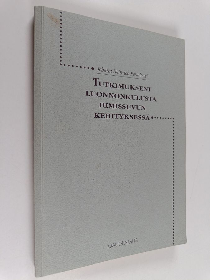 Tutkimukseni luonnonkulusta ihmissuvun kehityksessä =