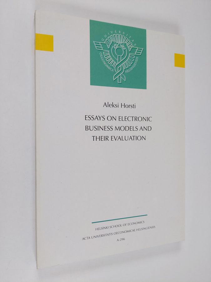 Essays on electronic business models and their evaluation