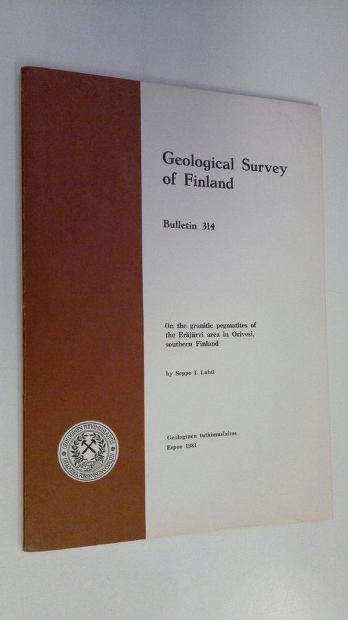 On the granitic pegmatites of the Eräjärvi area in Orivesi, southern Finland