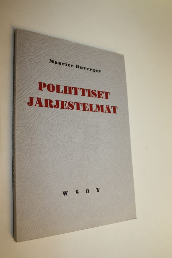 Maurice Duverger : Poliittiset järjestelmät
