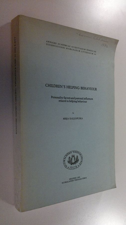 Children's helping behaviour