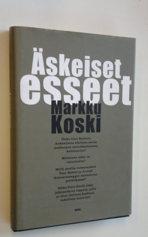 Markku Koski : Äskeiset esseet