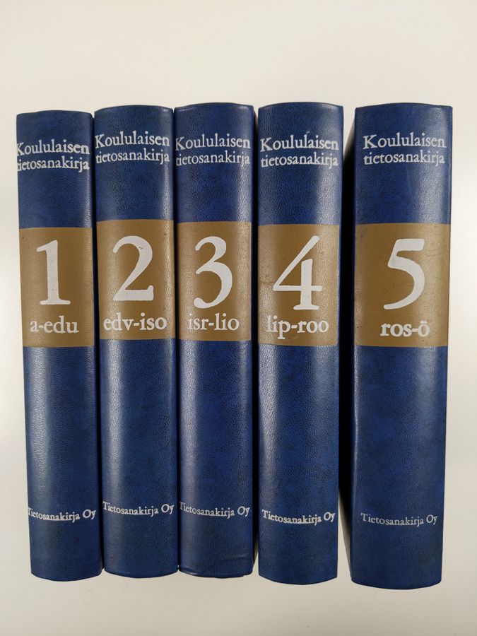 Matti (toim.) Hakala : Koululaisen tietosanakirja 1-5 : A-Ö