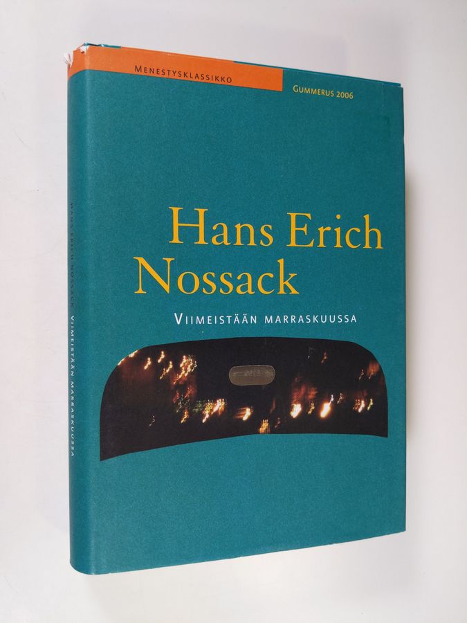 Hans Erich Nossack : Viimeistään marraskuussa