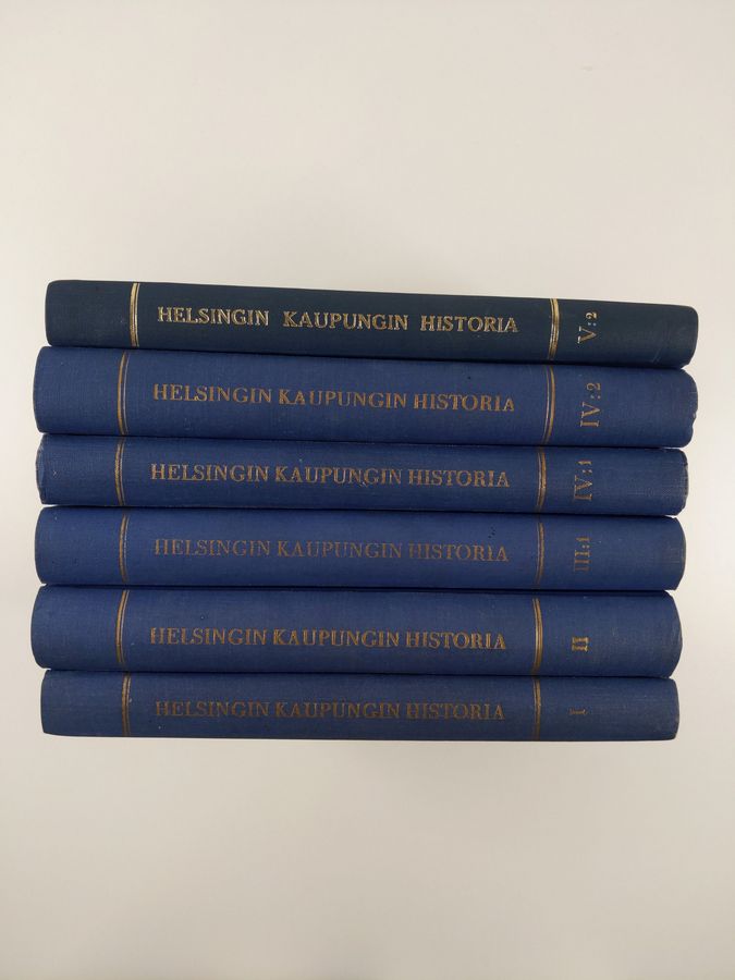 Helsingin kaupungin historia (6-kirjaa, Osat 1; 2; 3,1; 4,1; 4,2; 5,2)