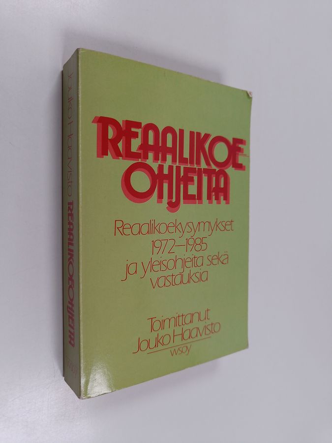 Reaalikoeohjeita