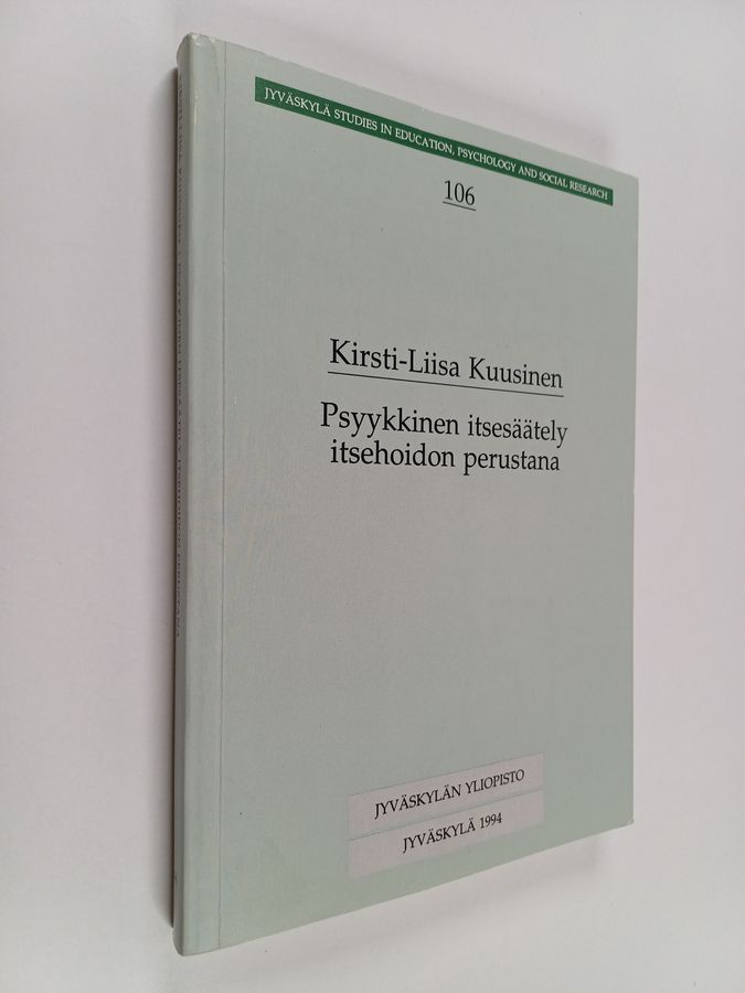 Psyykkinen itsesäätely itsehoidon perustana