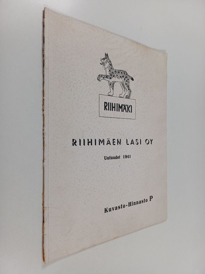 Riihimäen lasi Oy : uutuudet 1941