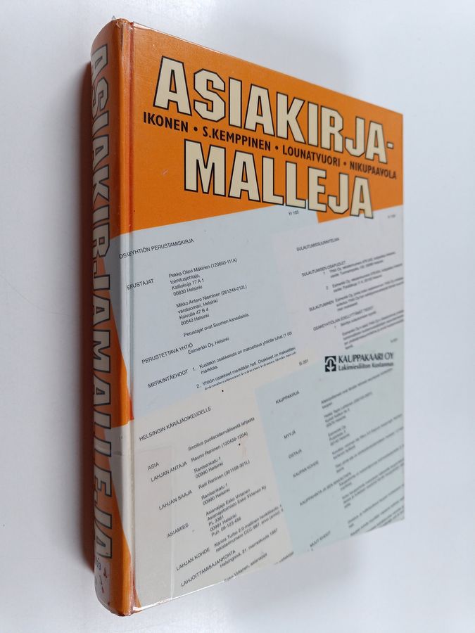 Asiakirjamalleja