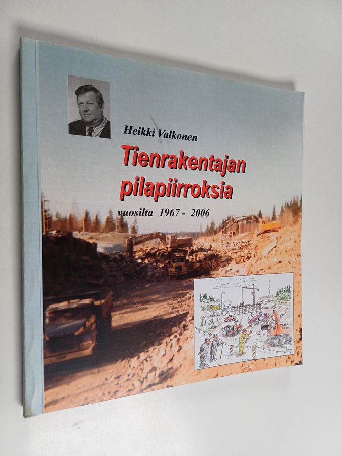 Tienrakentajan pilapiirroksia vuosilta 1967-2006