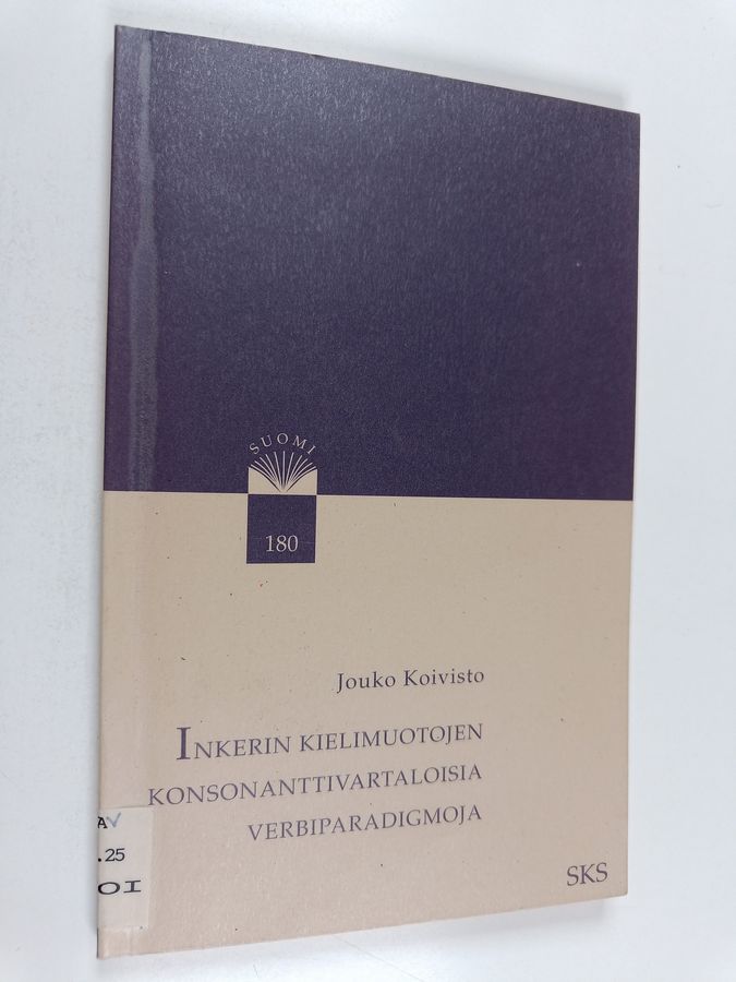 Inkerin kielimuotojen konsonanttivartaloisia verbiparadigmoja