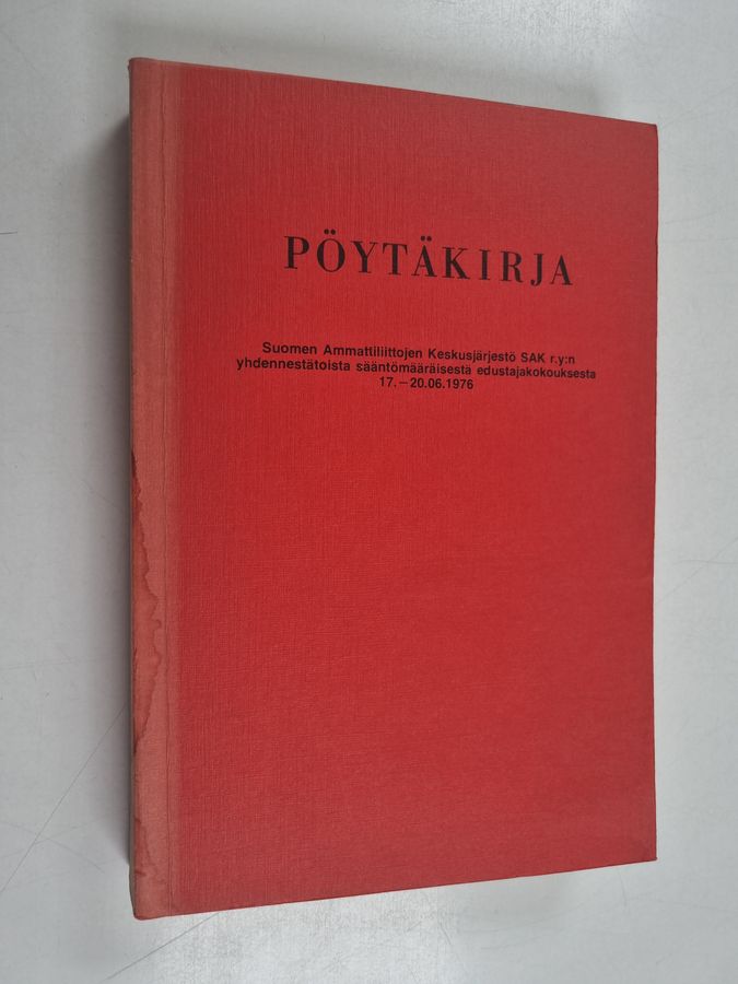Pöytäkirja