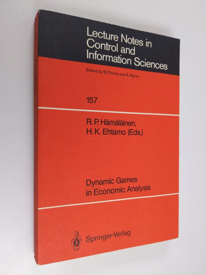 Dynamic games in economic analysis