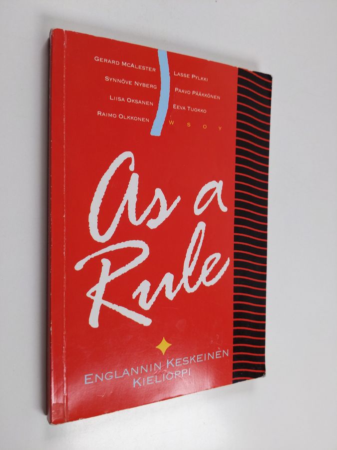 Gerard McAlester : As a Rule : Englannin keskeinen kielioppi