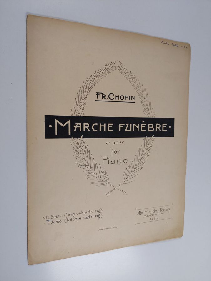 F. R. Chopin : Marche Funebre ur Op. 35 för piano