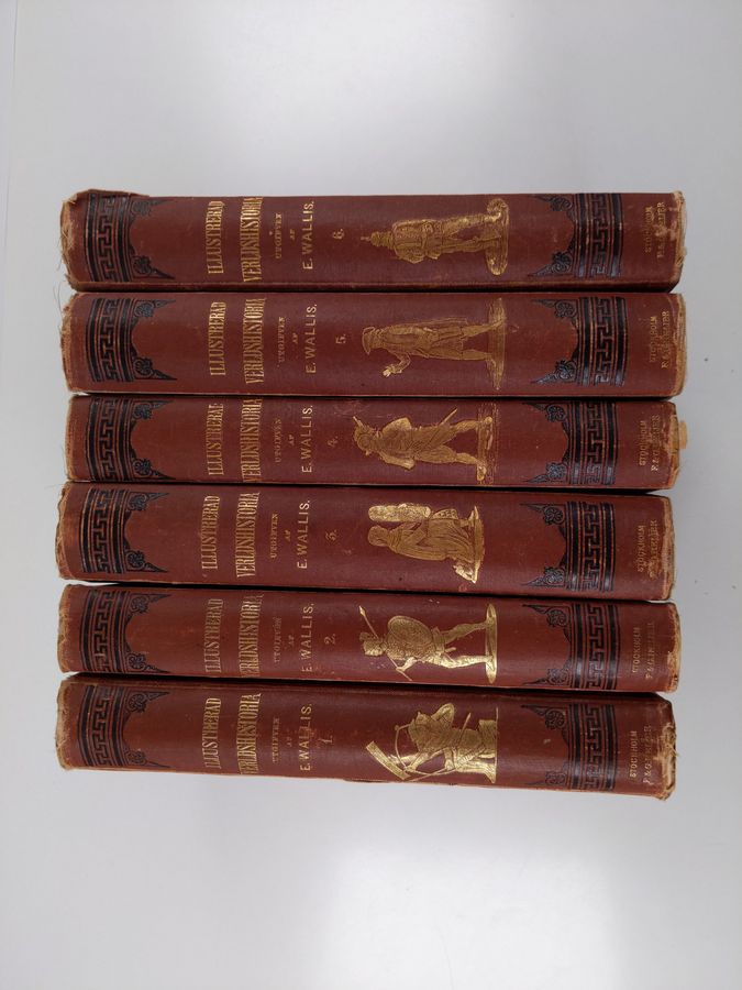 Ernst Wallis : Illustrerad verldshistoria 1-6
