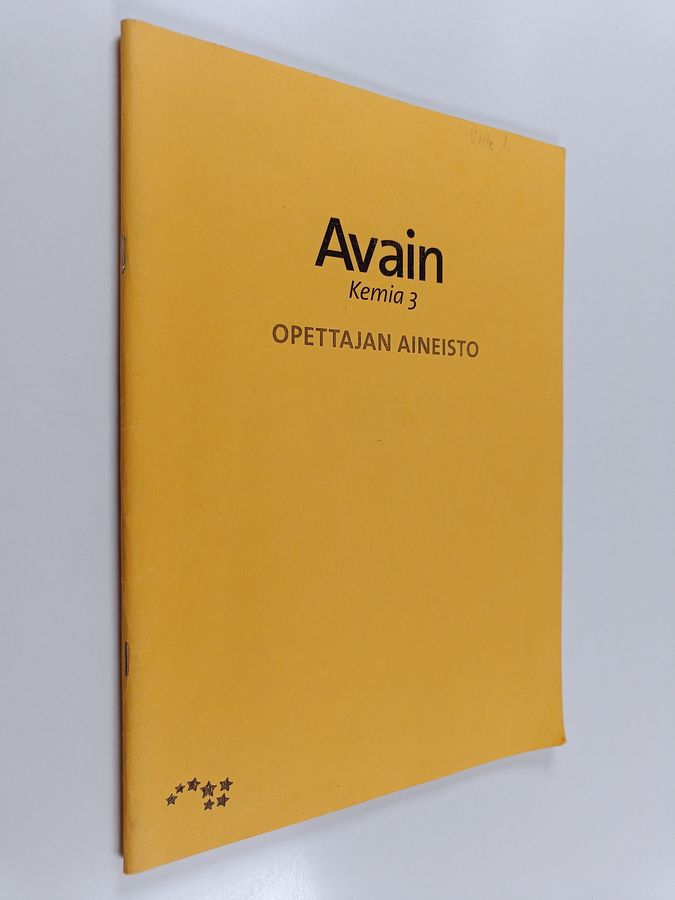 kemia, 3 - Opettajan aineisto