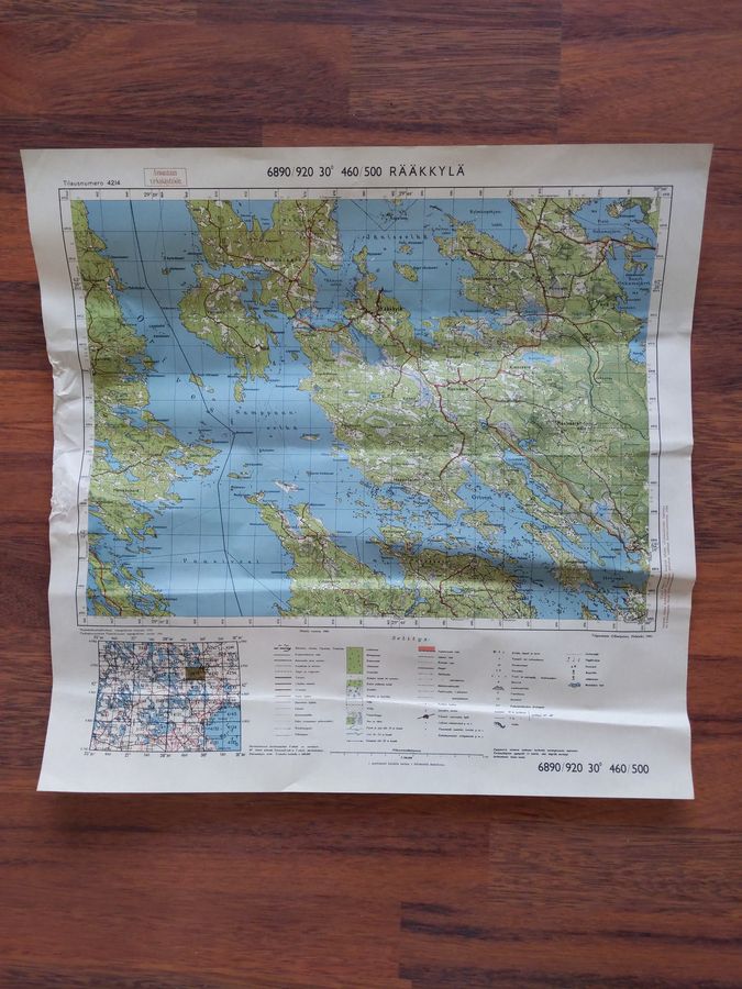 Rääkkylä : tilausnumero 4214 : 1:100000