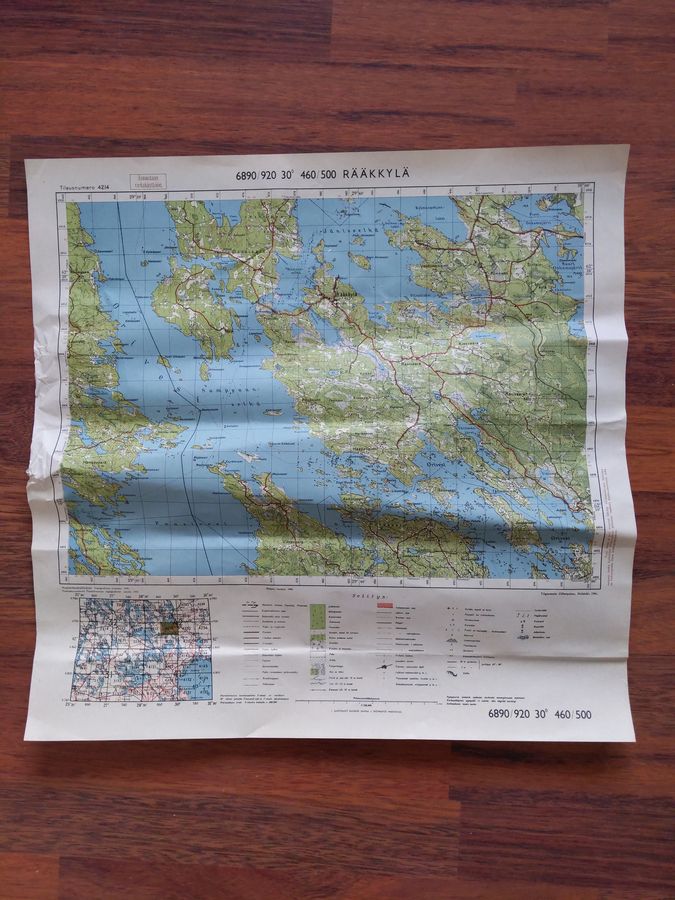 Rääkkylä : tilausnumero 4214 : 1:100000