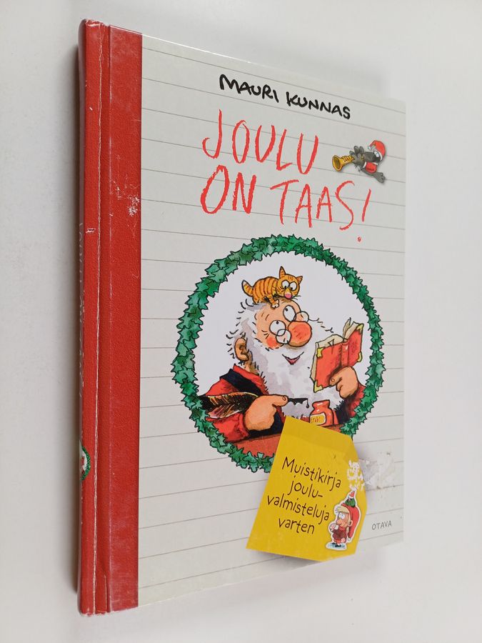 muistikirja jouluvalmisteluja varten