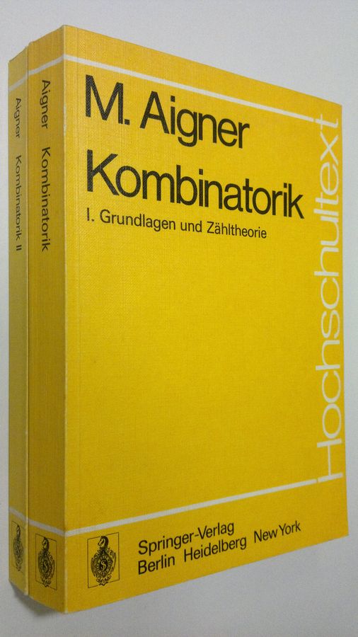 Martin Aigner : Kombinatorik I-II : Grundlagen und Zähltheorie ; Matroide und Transversaltheorie